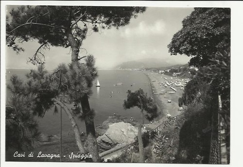 Vecchia cartolina cavi di - di,