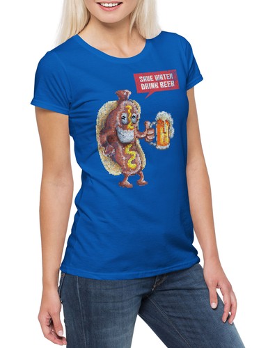 Shirt donna hotdog save - t-shirt,