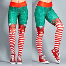Leggings donna Natale