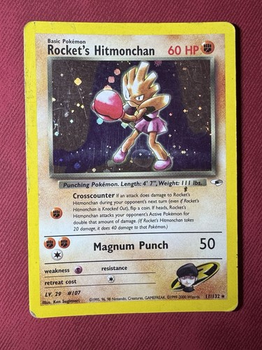 Rocket hitmonchan - rocket's, (11/132)