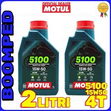 2 LITRI OLIO MOTUL 5100 15W-50 MOTO SCOOTER SUZUKI AN BURGMAN 400 K7 02MO52
