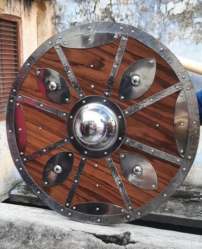 Scudo tondo legno runa - tondo,