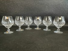 6 bicchieri da cognac Zwiesel Almeria - altezza 12,4 cm vetro cristallo vintage