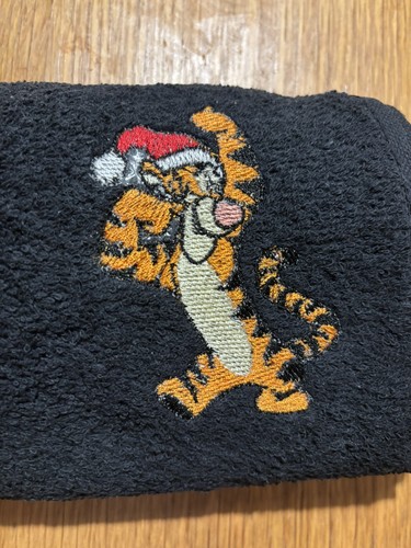 Asciugamano nero buon natale - asciugamano,