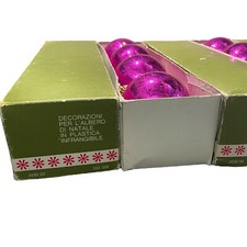 12 Palline Sfere per albero di Natale vintage originali d'epoca