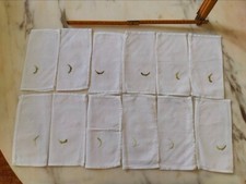 12 TOVAGLIOLI ORGANZA RICAMO