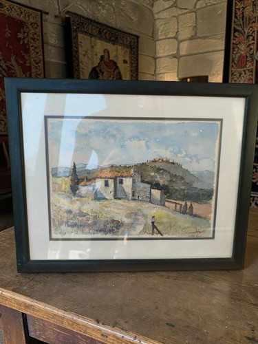 Aquarelle ancienne signée