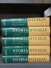 Storia d'Italia Nino Valeri Utet 5 volumi