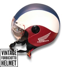 Casco vintage in pelle
