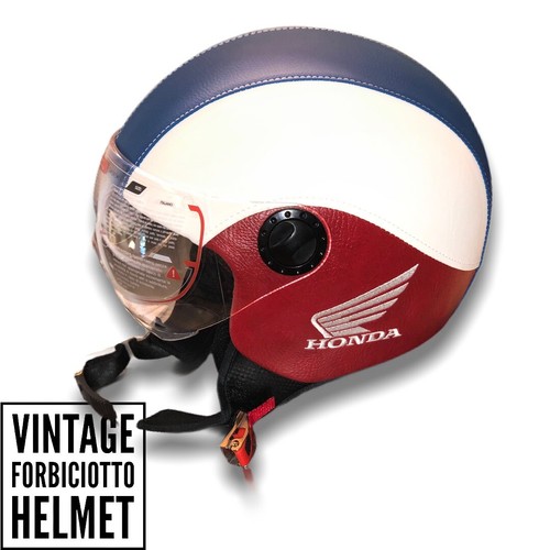 Casco vintage pelle - casco, in
