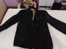 Dolce e Gabbana giaccone nero foderato e trapuntato taglia L