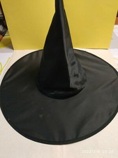 Cappello da strega stregone mago a punta magico accessorio al costume carnevale 