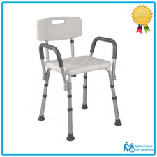 SEDIA DOCCIA CON SCHIENALE E