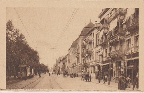 Cartolina wiesbaden strada - cartolina,
