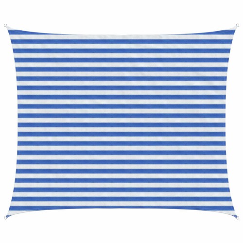 Telo ombra blu bianco 5 - ombra, x