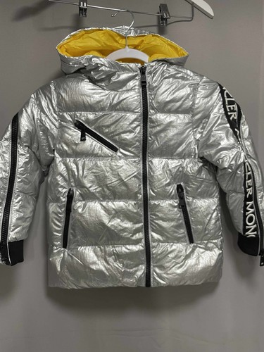 Moncler bambino metallizzato