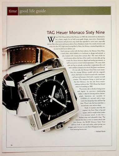 Tag heuer monaco sixty - heuer,