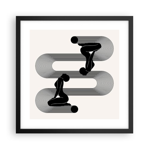 Poster 40x40cm donne linee - 40x40cm,