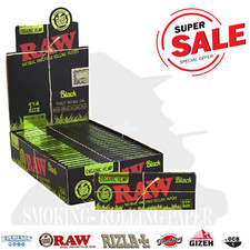 Cartine Raw Organic Hemp Black