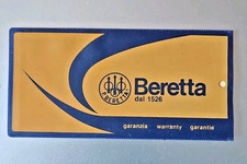 Certificato di garanzia Armi Beretta