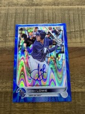 Josh lowe 2022 topps cromo - cromo, blu