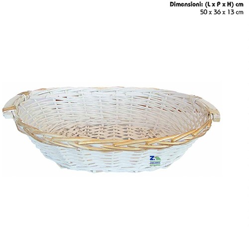Cesta cesto cestino ovale - cesto,