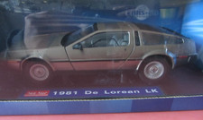 Modello di auto pressofusa Sunstar DeLorean DMC-12 DMC12 del 1981 in scala 1/18