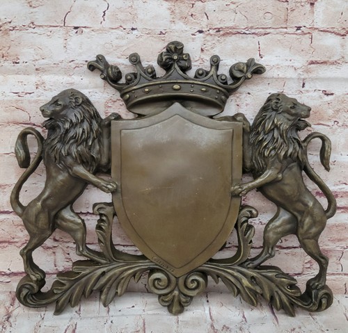 Placca bronzo con stemma - bronzo,