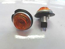 15018000 COPPIA  FANALINO FRECCIA LATERALE DX SX FIAT 500 1965 ->  ARANCIO   I6