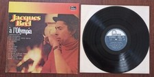 222 LP JACQUES BREL - A L'OLYMPIA 1973 6444-096 ITALY OTTIMO CVSL