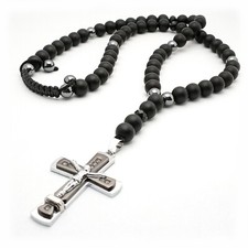 Collana croce Gesù ciondolo