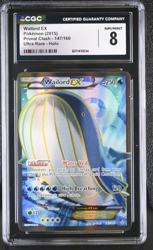 Cgc wailord 2015 primal - 8, ex