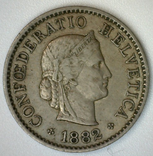 Moneta centesimi 1882 - 5,