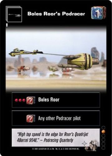 Boles roor podracer boonta - boles,