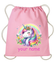 Zaino unicorno coulisse cotone
