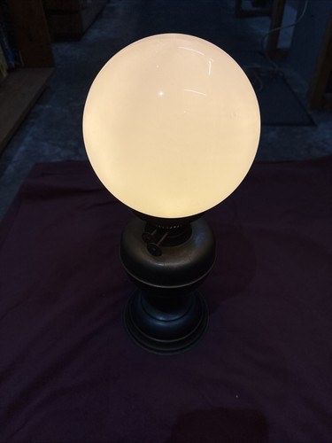 Vintage brass oil lamp style - vintage,