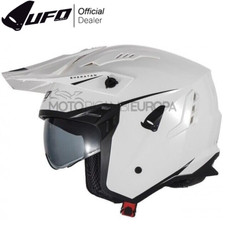 Casco jet ufo sheratan - ufo, bianco