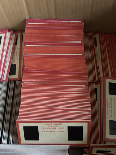Red border kodachrome stereo - red,