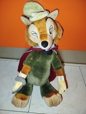 Peluches DISNEY CLASSICS Trudi La Volpe Pinocchio Honest John Vintage Ultra rare