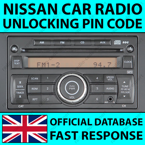 Pin sblocco radio - radio, nissan