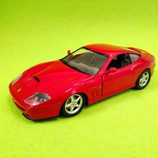 FERRARI 550 MARANELLO ANSON 1:18 DIE CAST MODEL AUTO RED no burago hot wheels f1