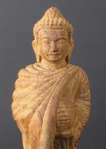 Buddha khmer legno - khmer,