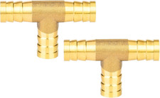 Raccordo a T in Ottone a 3