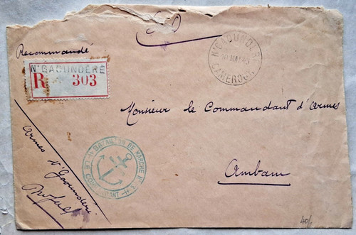 Cameroun 1943 gaounder reg - cameroun, n'gaounder