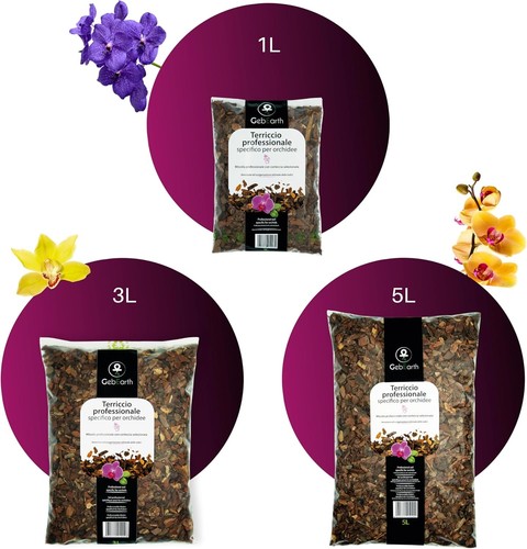 Terriccio orchidee gebearth - orchidee, 1l