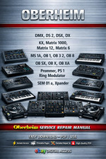 OBERHEIM DX VINTAGE SYNTH DMX