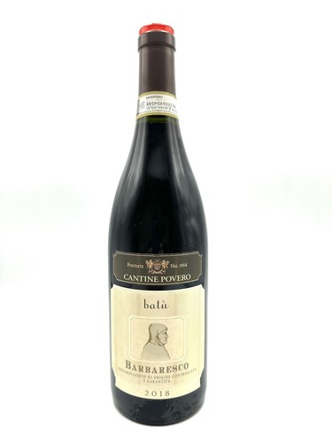Vino rosso barbaresco batù - rosso,