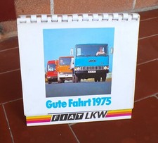 Calendario FIAT LKW 1975 trucks camion Iveco Ducato GERMANIA