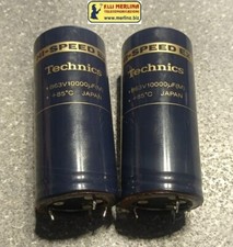 TECHNICS HI SPEED EX CONDENSATORI ELETTROLITICI 10000UF 63V COPPIA FOR AUDIO SYT
