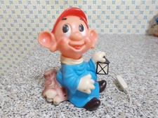 CUCCIOLO LAMPADA DISNEY LEDRA 1962 GOMMA 22cm tipo RUBBERTOYS MOPLAS SPERLARI